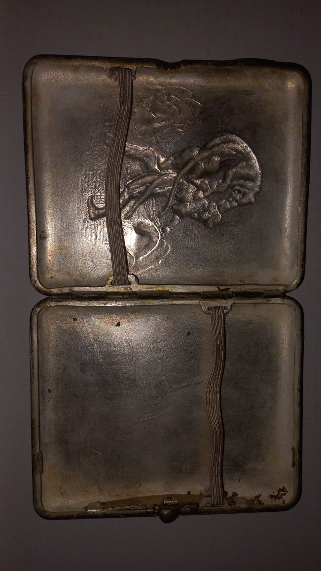 Винтажный Витязь в тигровой шкуре 1945 латунный латунь