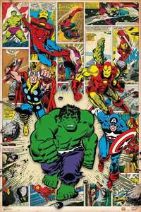 Avengers Marvel Comics - plakat komiksowy A1 Nowy