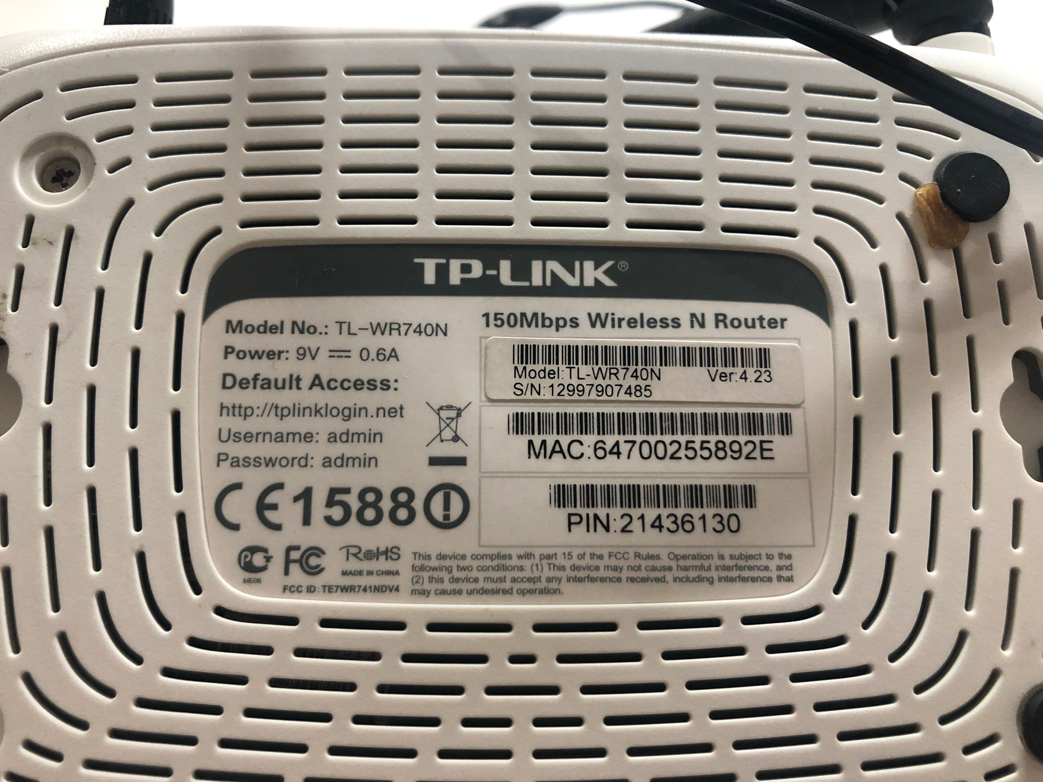 Router TP-LINK TL-WR740N