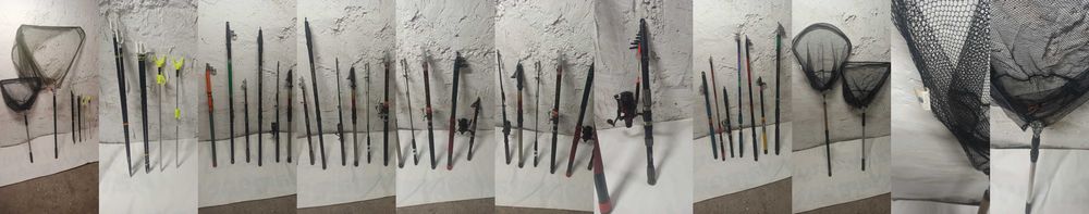 Sprzęt wędkarski duży zestaw