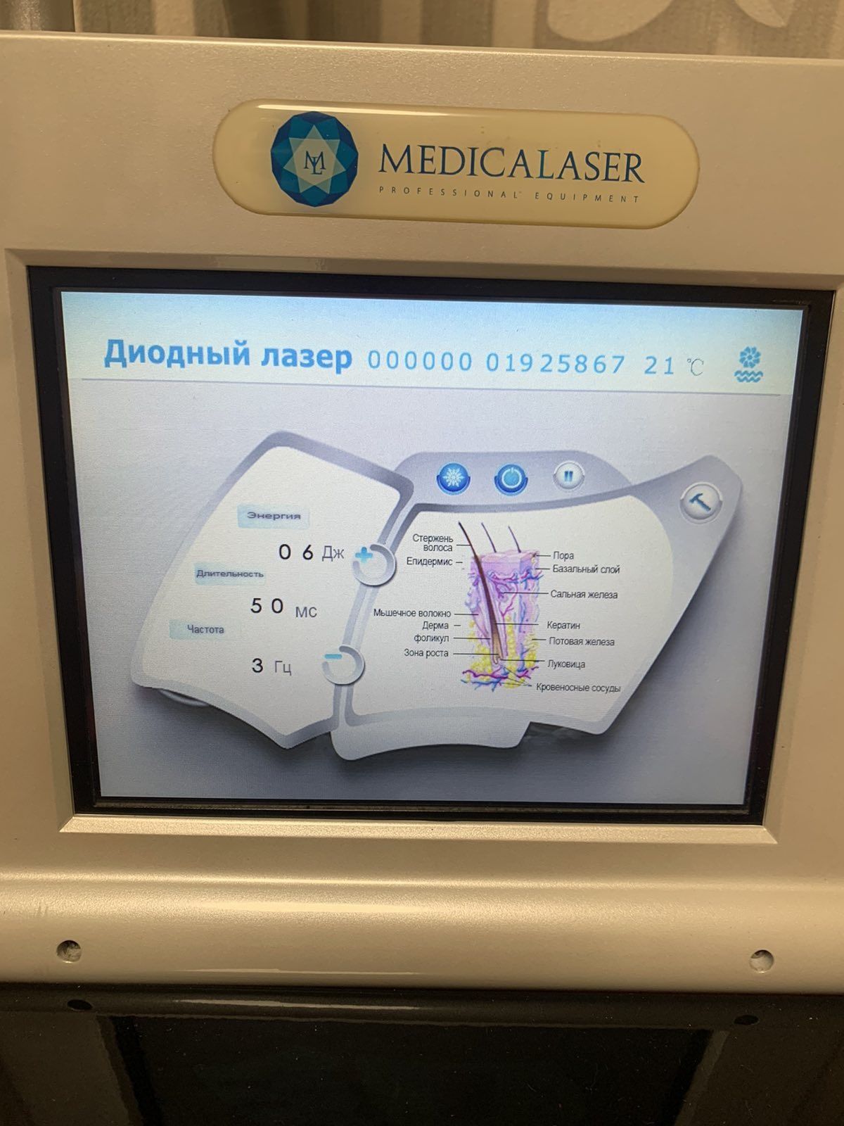 Діодний мікроканальний Medicalaser d las 40