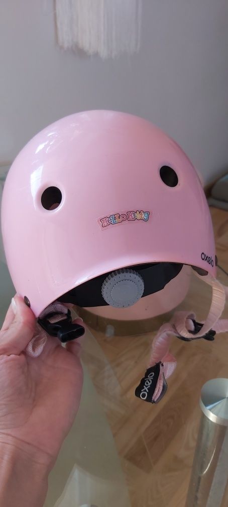 Kask na głowę S oxelo 50-54cm  decathlon na rower hulanogę rolki