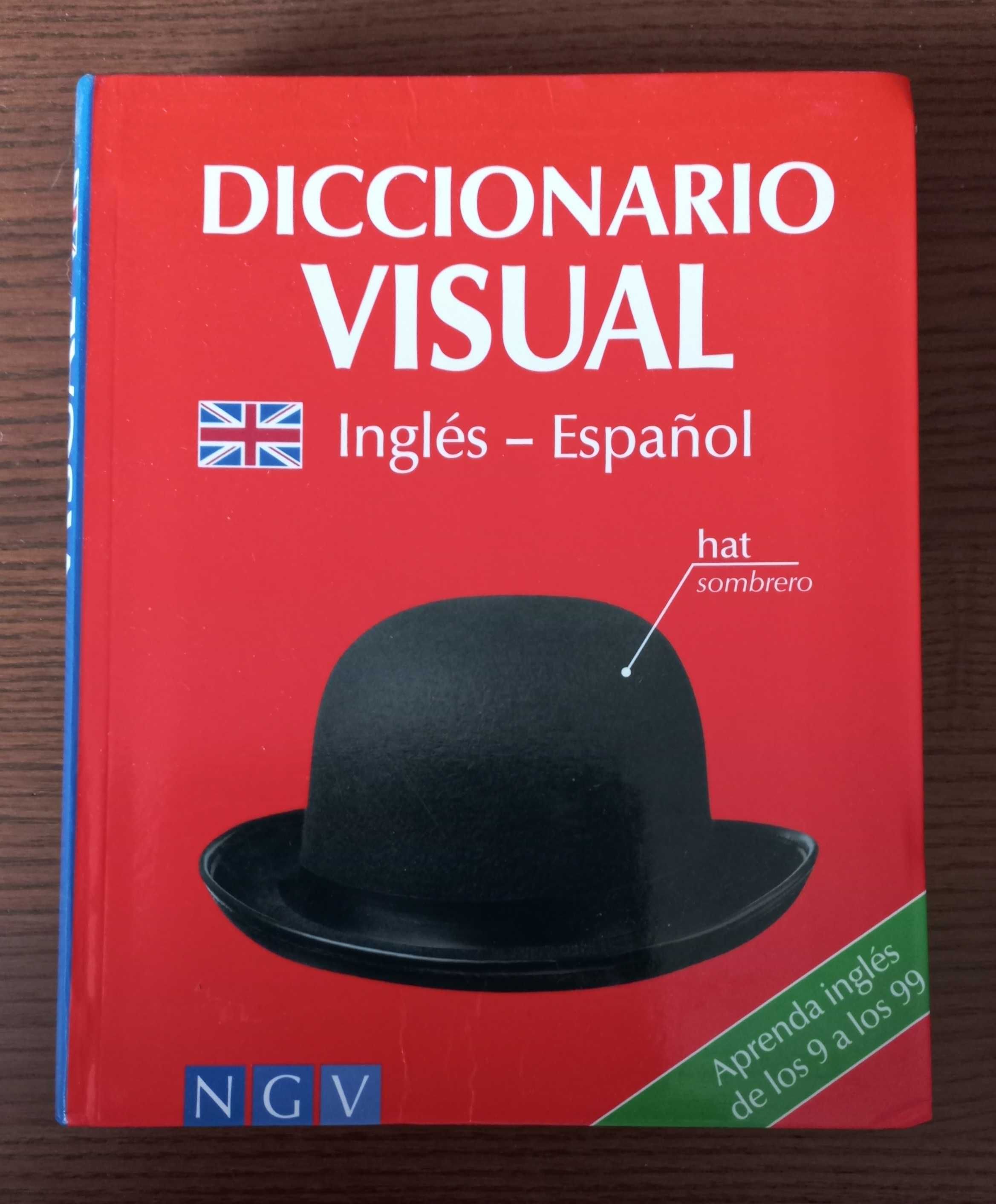 Ilustrowany słownik "Diccionario Visual Ingles - Espanol"