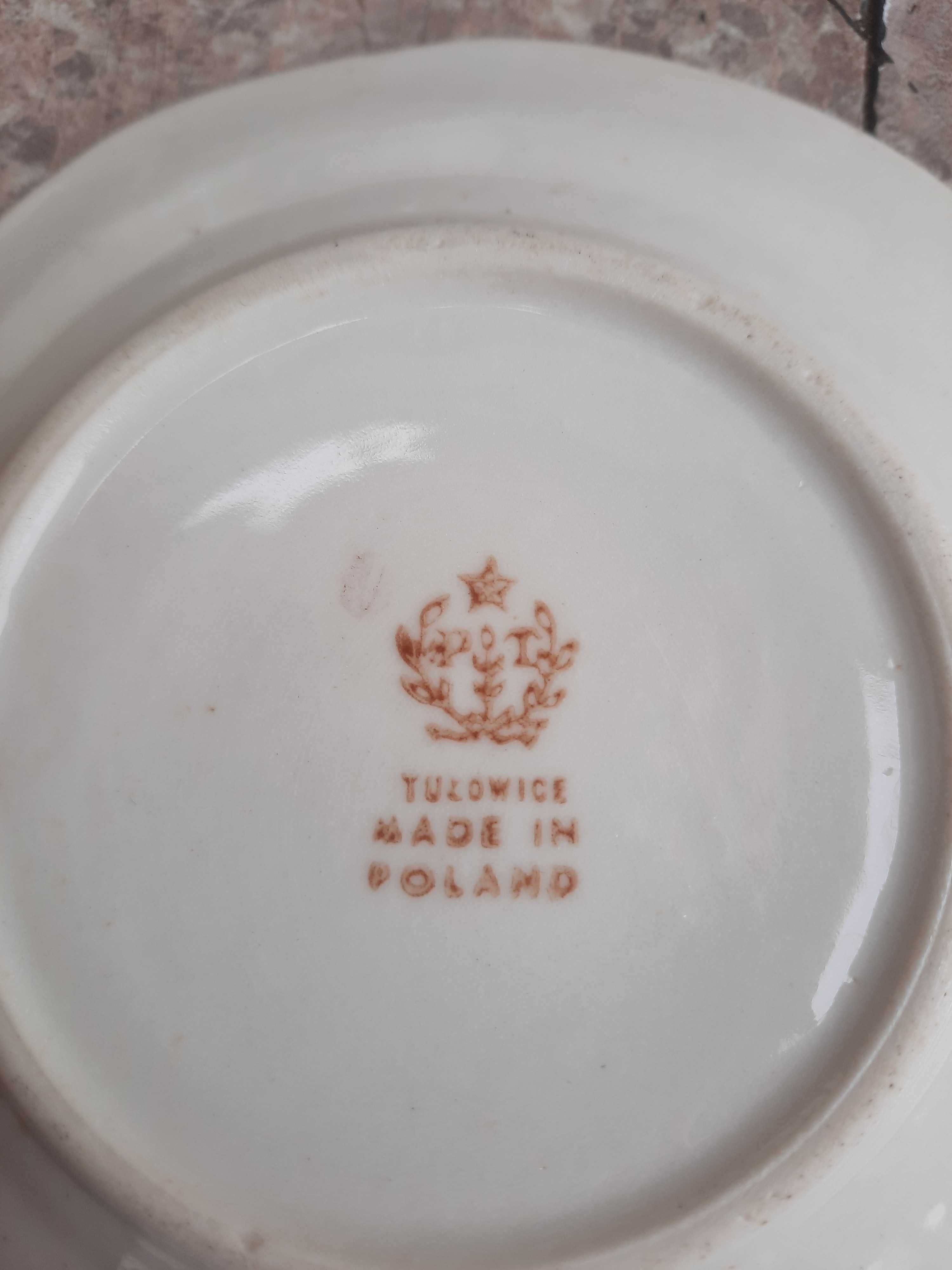 Stary zestaw kawowy Tułowice porcelana lata 50/60 PRL