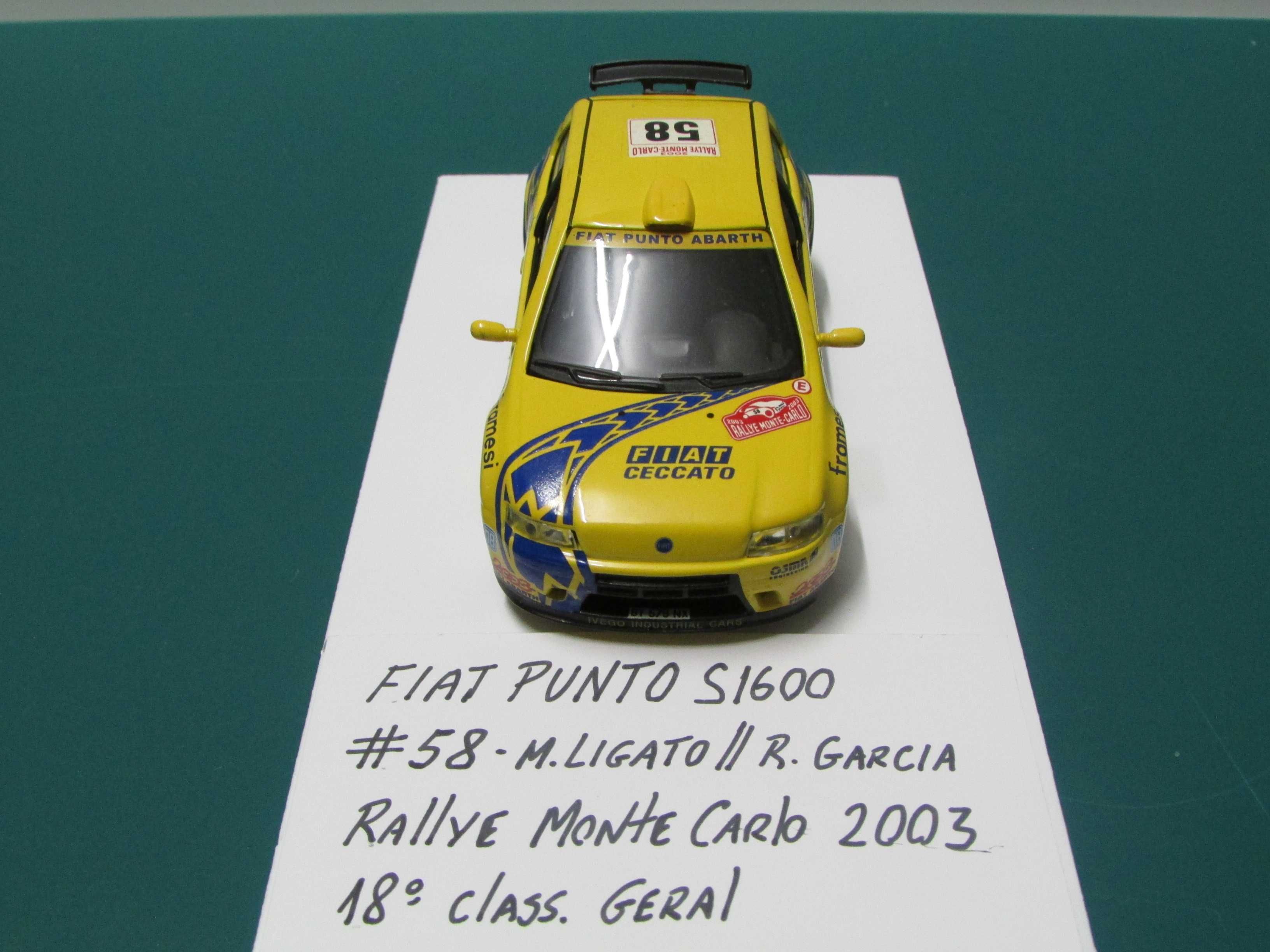 Fiat Punto S 1600 #58 - Rallye Monte Carlo 2003