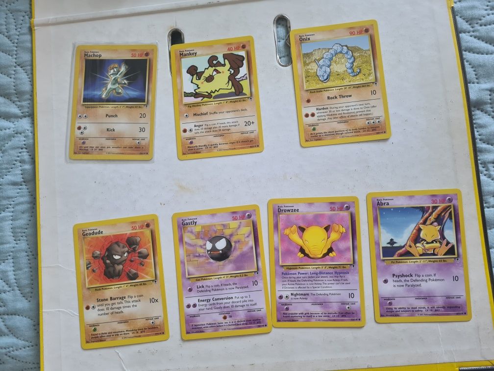 38 kart Pokemon, Legendary Collection, reverse holo