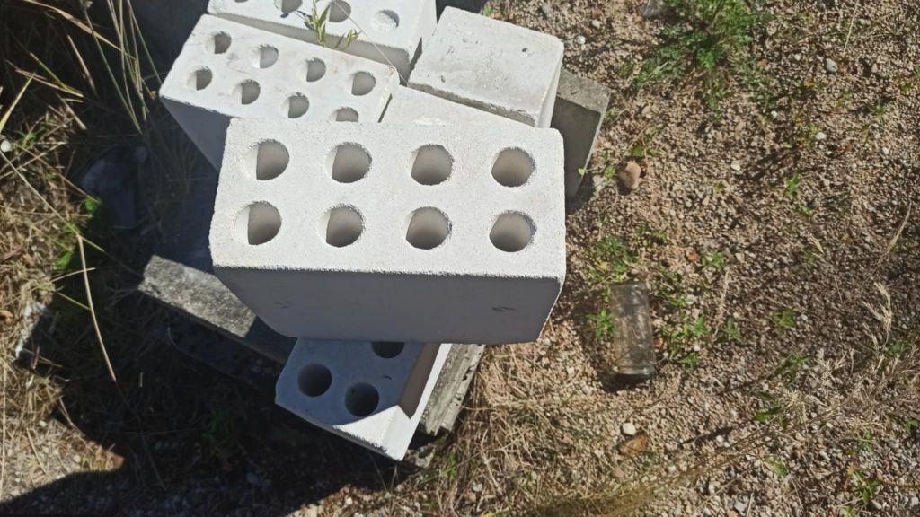Biała cegła budowlana 12*25*22