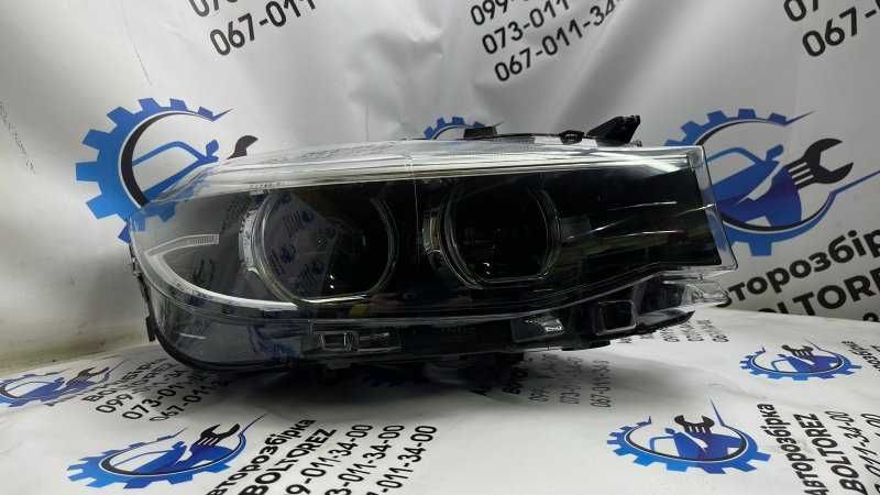 фара правая bmw f34  LCI рестайл лед черная в наличии правая