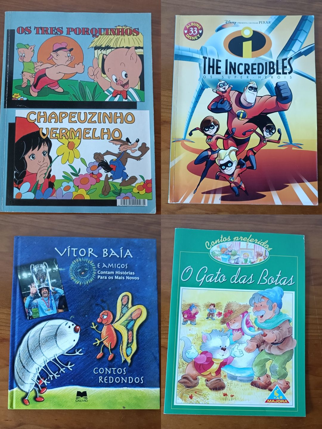 Conjunto de livros diferentes