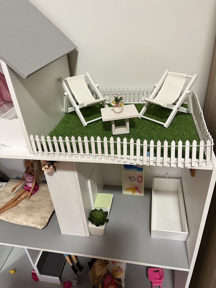 Domek dla lalek barbie