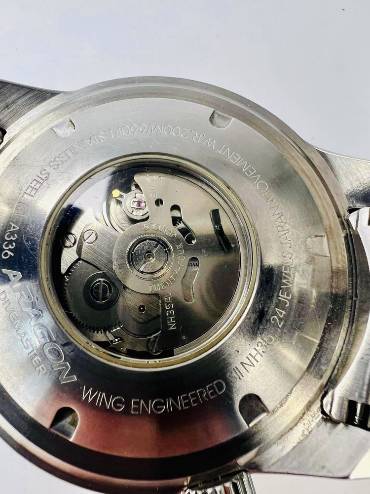 Zegarek Aragon Diver Master autmomat od seiko duza linia