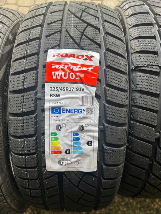 225/45r17 roadx nowe opony zimowe 2025r montaz w cenie !