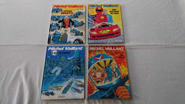 Michel Vaillant - 4 Livros não editados em Portugal
