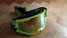 GOGLE 100% ACCURI FLUO YELLOW ŻÓŁTE LUSTRO downhill rower cross dh fr