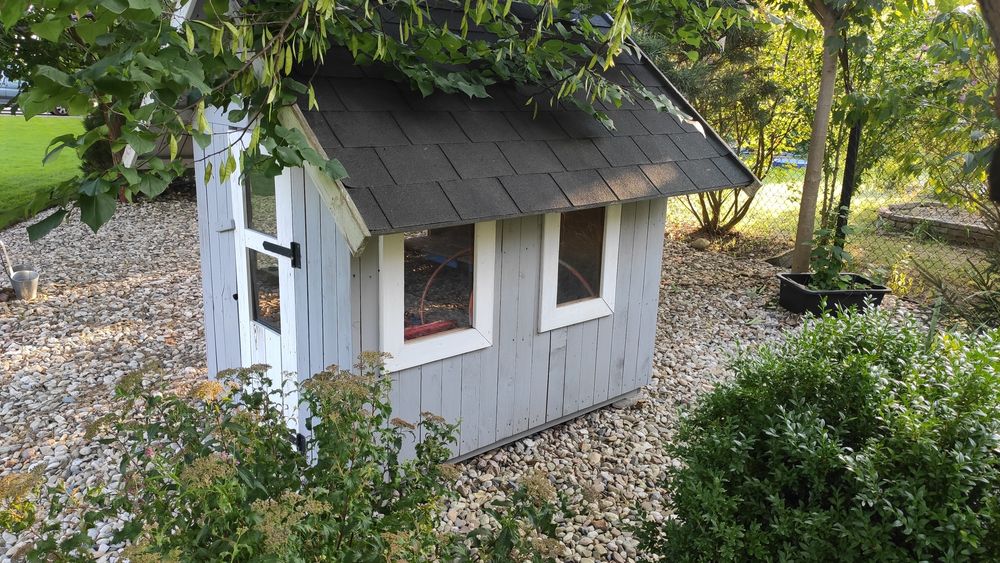 Domek ogrodowy drewniany dla dzieci