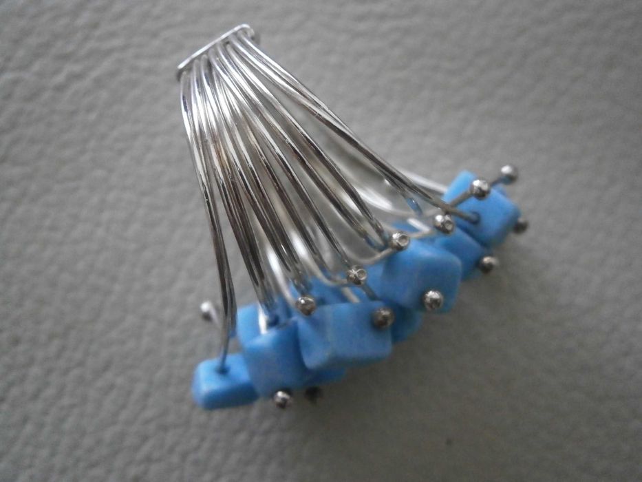 Anel+Brincos em prata incrustados com Pedra Turquesa Natural !