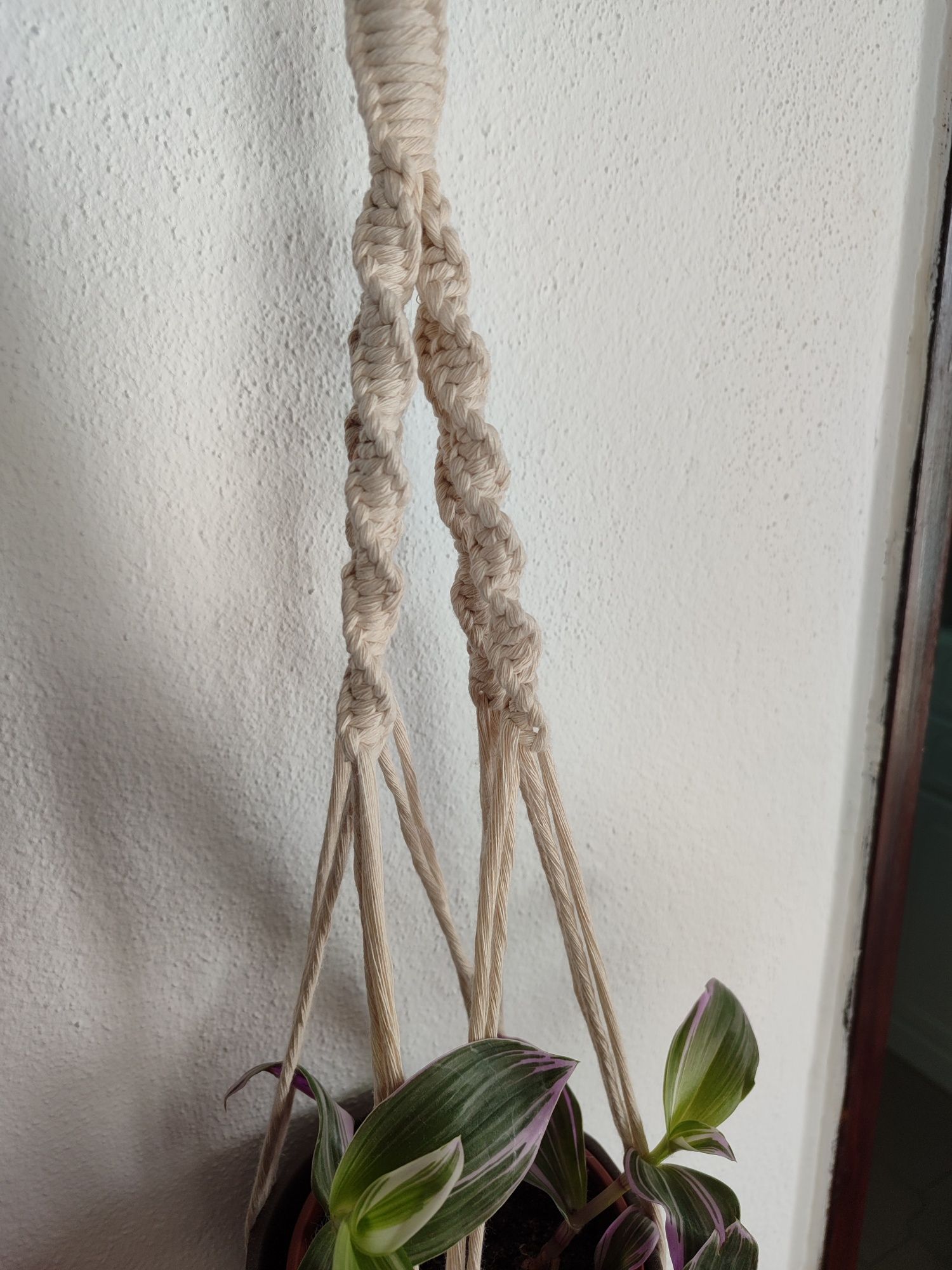 Suporte plantas macramé