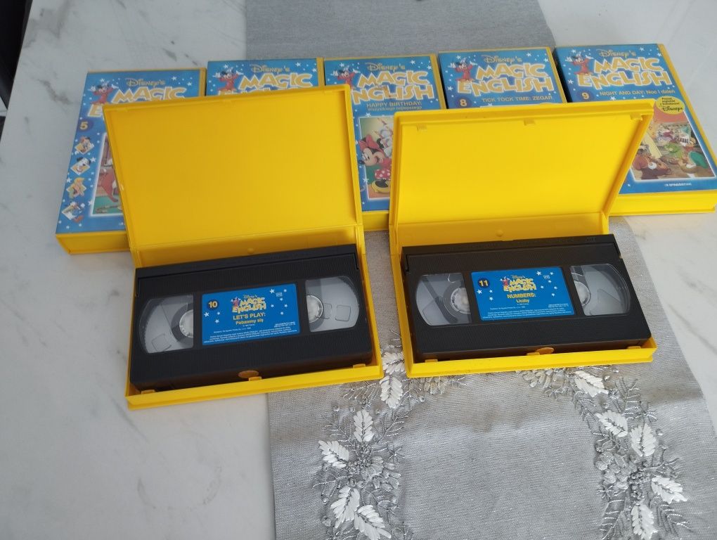 Kasety VHS w idealnym stanie