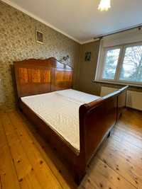 Łóżko dwuosobowe drewniane