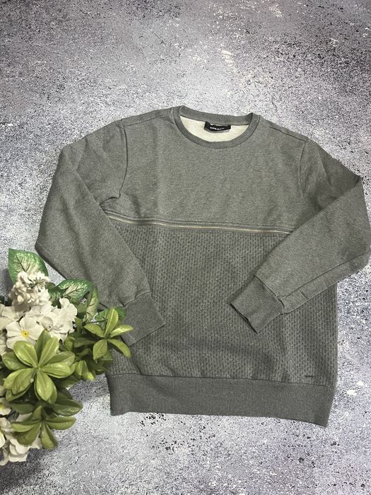 Серая кофта свитшот женский оверсайз Diesel