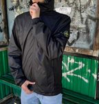 XS S M L XL — Stone Island Ветровка — Черная куртка Стон Айленд