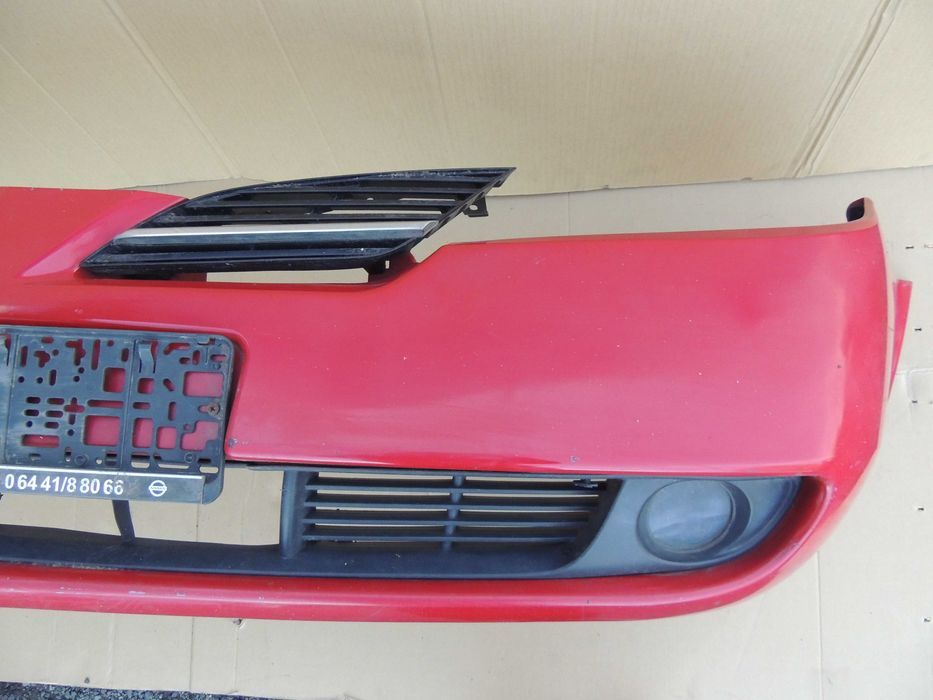 Zderzak przód przedni Nissan Primera P12 01,02,03,04-07 Z10 czerwony