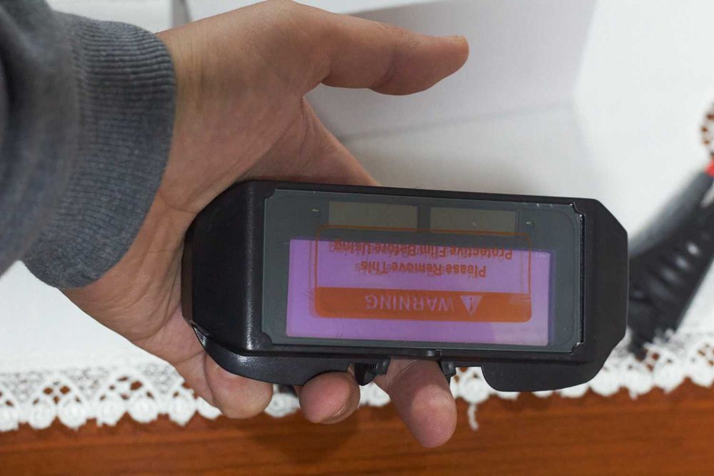 Oculos de escurecimento automatico para solda