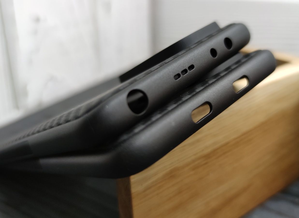 Чехол тонкий Carbon TPU на Xiaomi Redmi Note 10 Pro/ Note 10S/ Poco F3