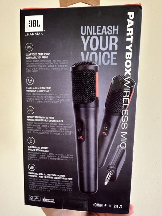 Безпровідні мікрофони JBL. Висока якість звуку