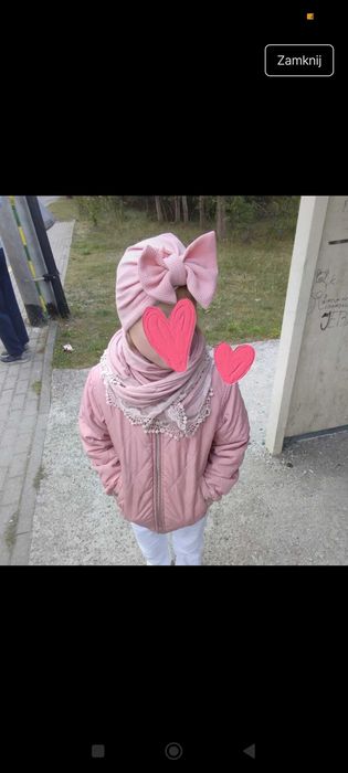 Kurtka Bomberka r 116/122 puder