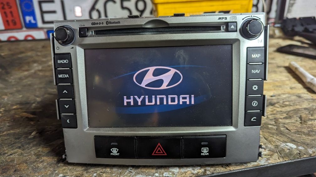 Штатна магнітола hyundai santa fe 2 LAN8902EHCM