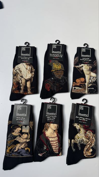 Nowy zestaw 6 par skarpet Musearta Artsox 36/43 skarpetki na prezent