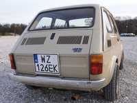 Fiat 126 600ccm Prima Serie Bambino 1975r Beige Chiaro 126p Maluch