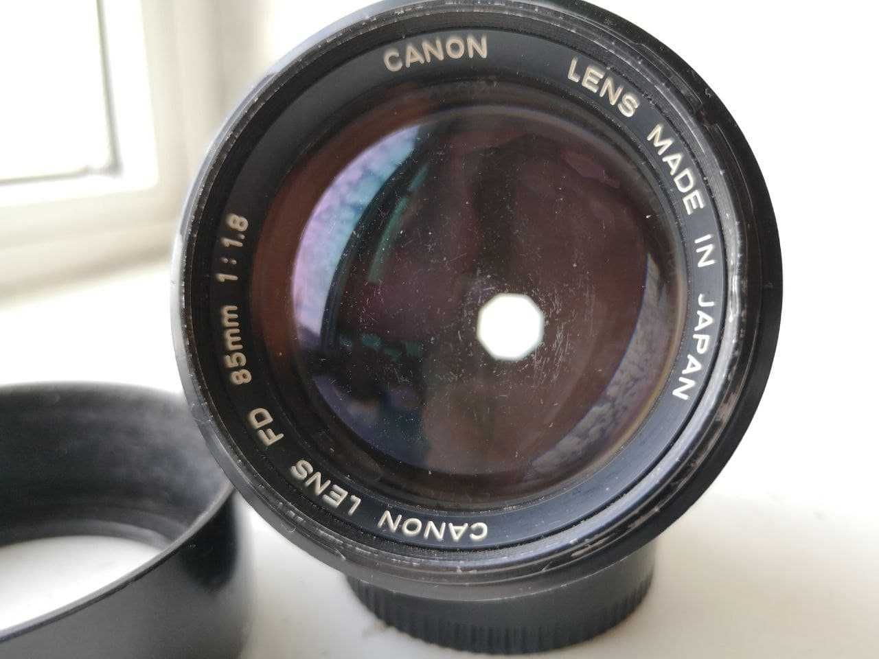 Объективы Canon FDn 85mm f/ 1.8