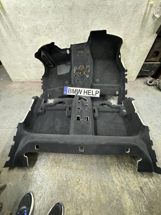Ковролин Салона черный БМВ 2 М235 F44 X-Drive Килим Салон
