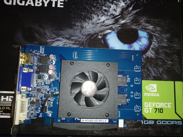 GeForce GT 710 1GB GDDR5 954/5010MHz Быстрая игровая память Samsung.