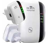 Wzmacniacz sygnału wi-fi, mocny, repeater 300MB/S 2 Tryby, WPS