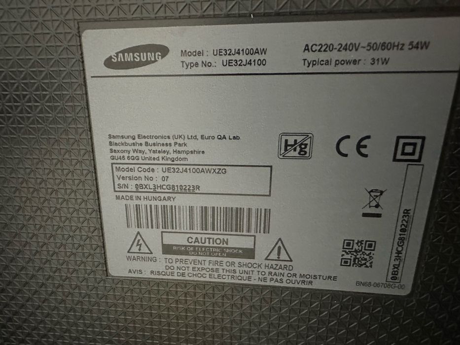 Телевізор Samsung з Європи