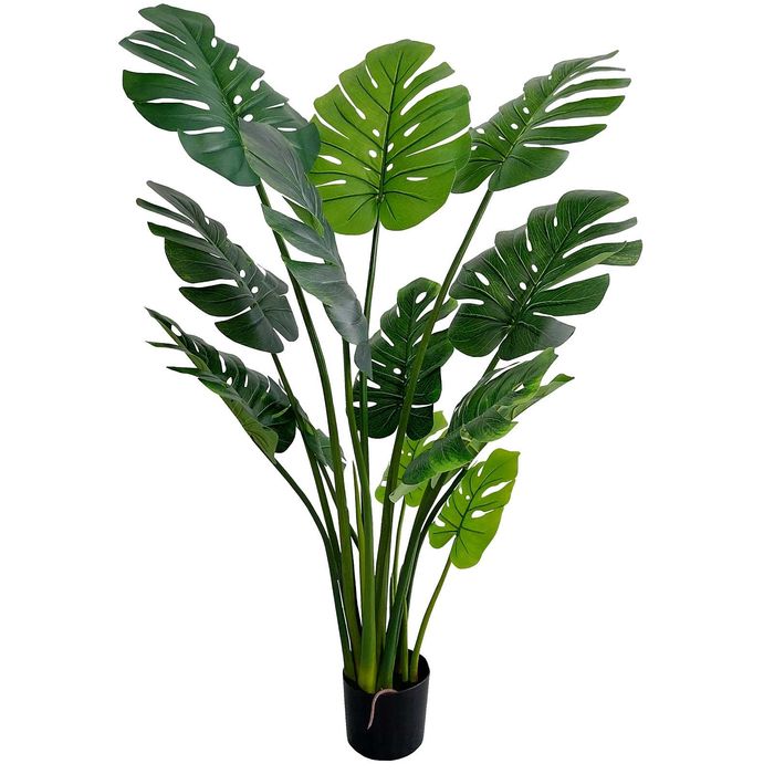 Sztuczna monstera w doniczce wysoka roślina dekoracyjna drzewko 140cm