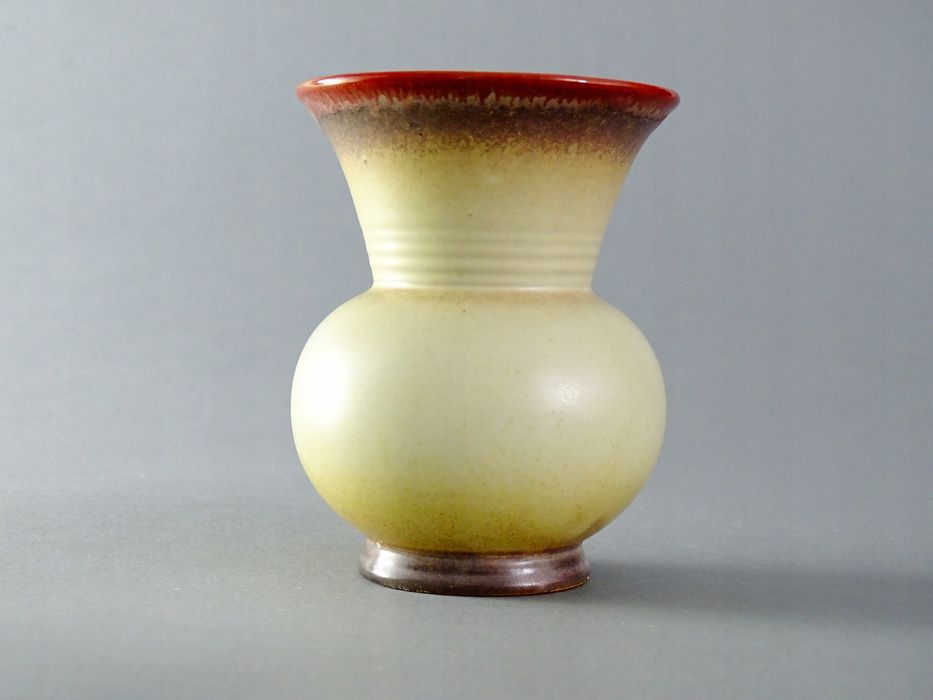 lata 40/50 piękny ceramiczny wazo wazonik art deco