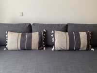 Conjunto de 2 almofadas Ikea com capa