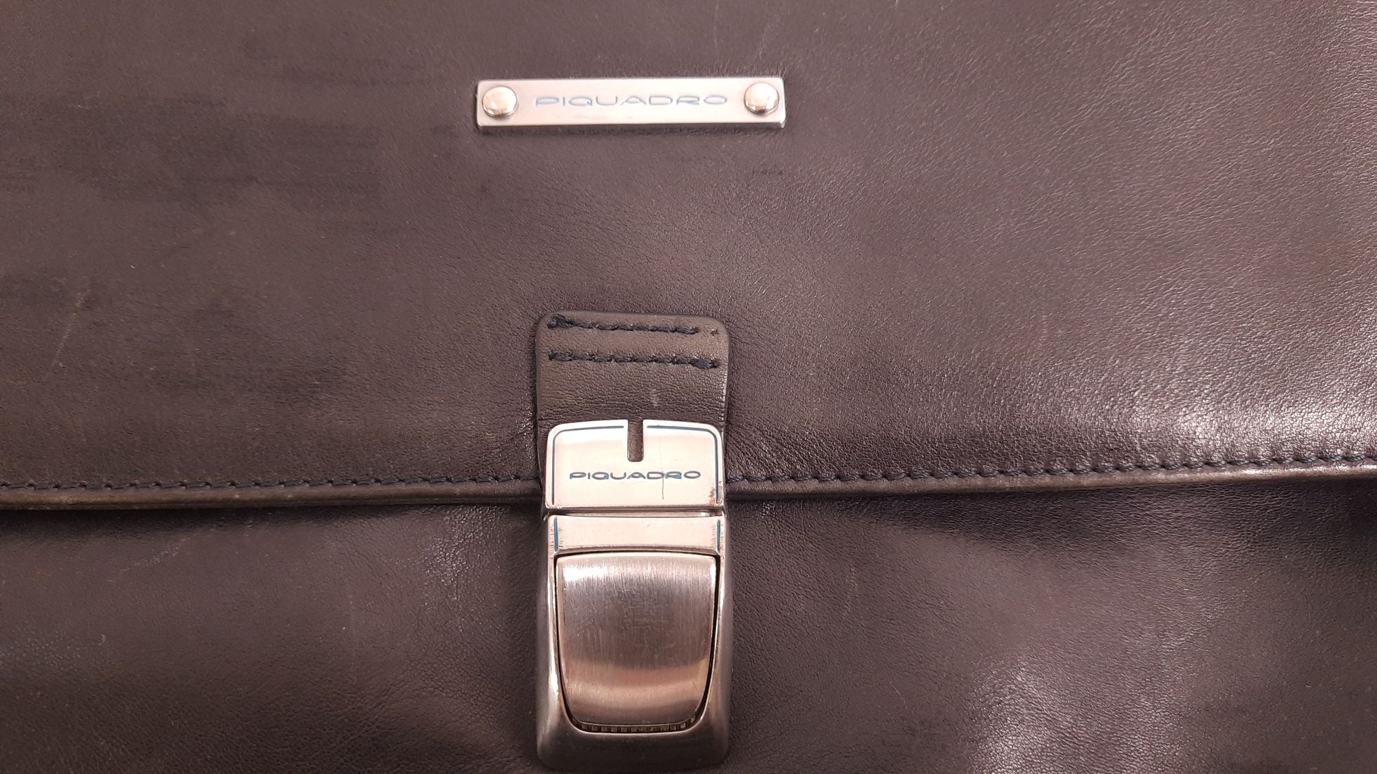 Мужской солидный кожаный портфель JAZZ CA1744W17 N от ТМ Piquadro. Бу