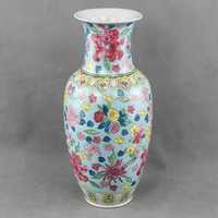 Jarra / Jarrão em porcelana da China, pintada à mão, circa 1970