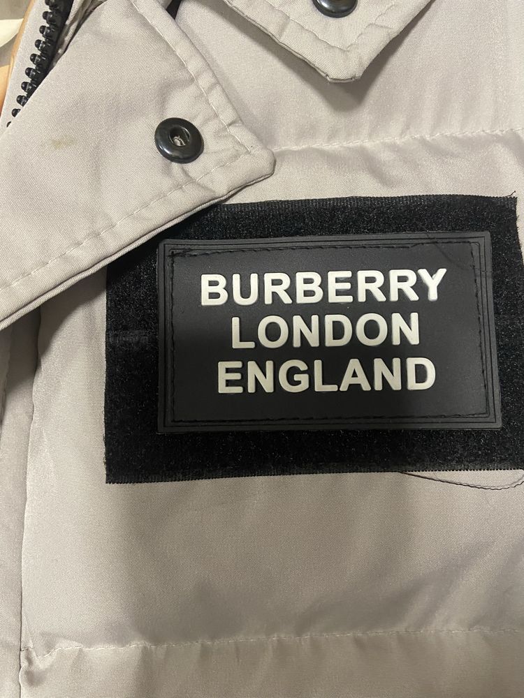 Зимняя удлинённая куртка Burberry оригинал