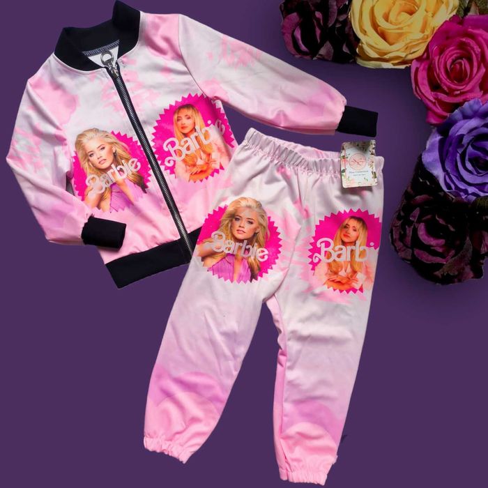 Nowy dres dziewczęcy barbie 104/110