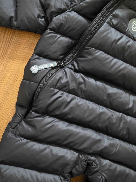 Fluff kombinezon puchowy 6-12 miesięcy czarny