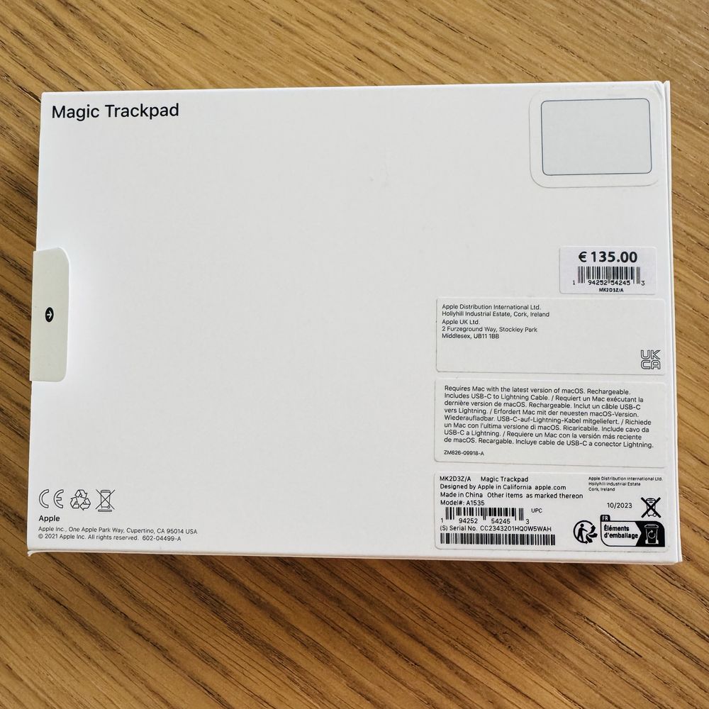 Apple Magic Trackpad - gładzik, stan idealny