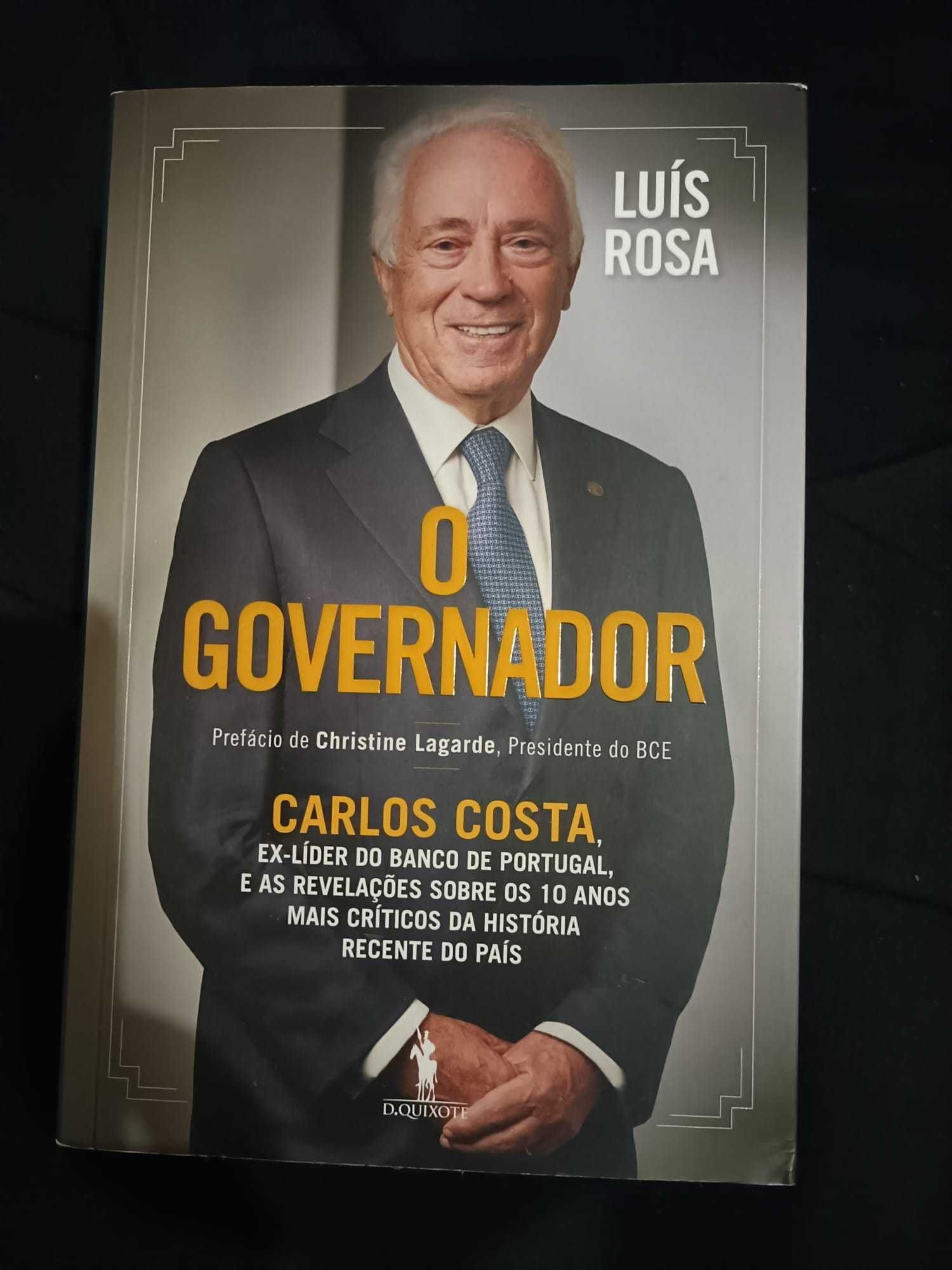 Livros: O Governador; Portugal: Ascensão e Queda; O Mensageiro do Rei