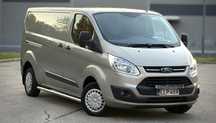 Ford TRANSIT CUSTOM LONG  2013r 2.2 TDCI 125KM, 3-Osobowy, Webasto, Klima