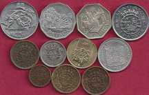 MOEDAS Ex-Colonia  Macau  11 Moedas  diversas datas e valores